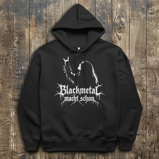 Herren Hoodie Blackmetal macht schön
