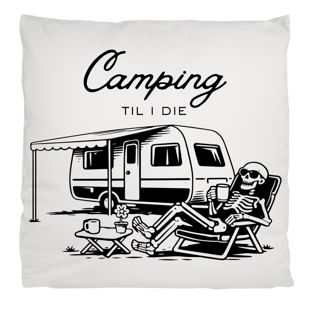 Kopfkissen flauschig Camping til i die