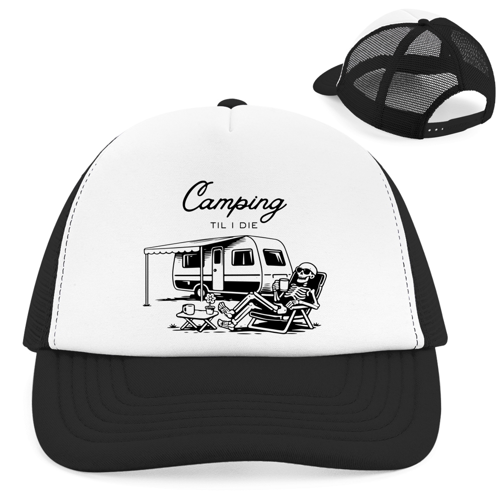 Retro Trucker Cap Camping til i die