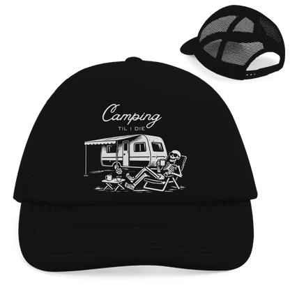 Retro Trucker Cap Camping til i die