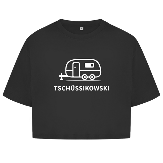 Damen Oversize Crop Top Tschüssikowski