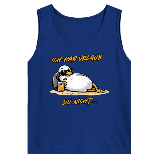 Herren Basic Tank Top Ich hab Urlaub, du nicht...