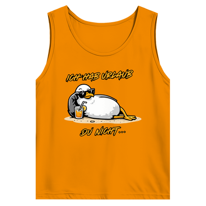 Herren Basic Tank Top Ich hab Urlaub, du nicht...