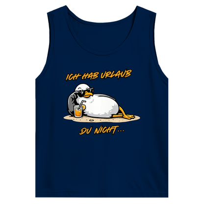 Herren Basic Tank Top Ich hab Urlaub, du nicht...