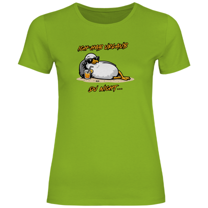 Damen T-Shirt Ich hab Urlaub, du nicht...