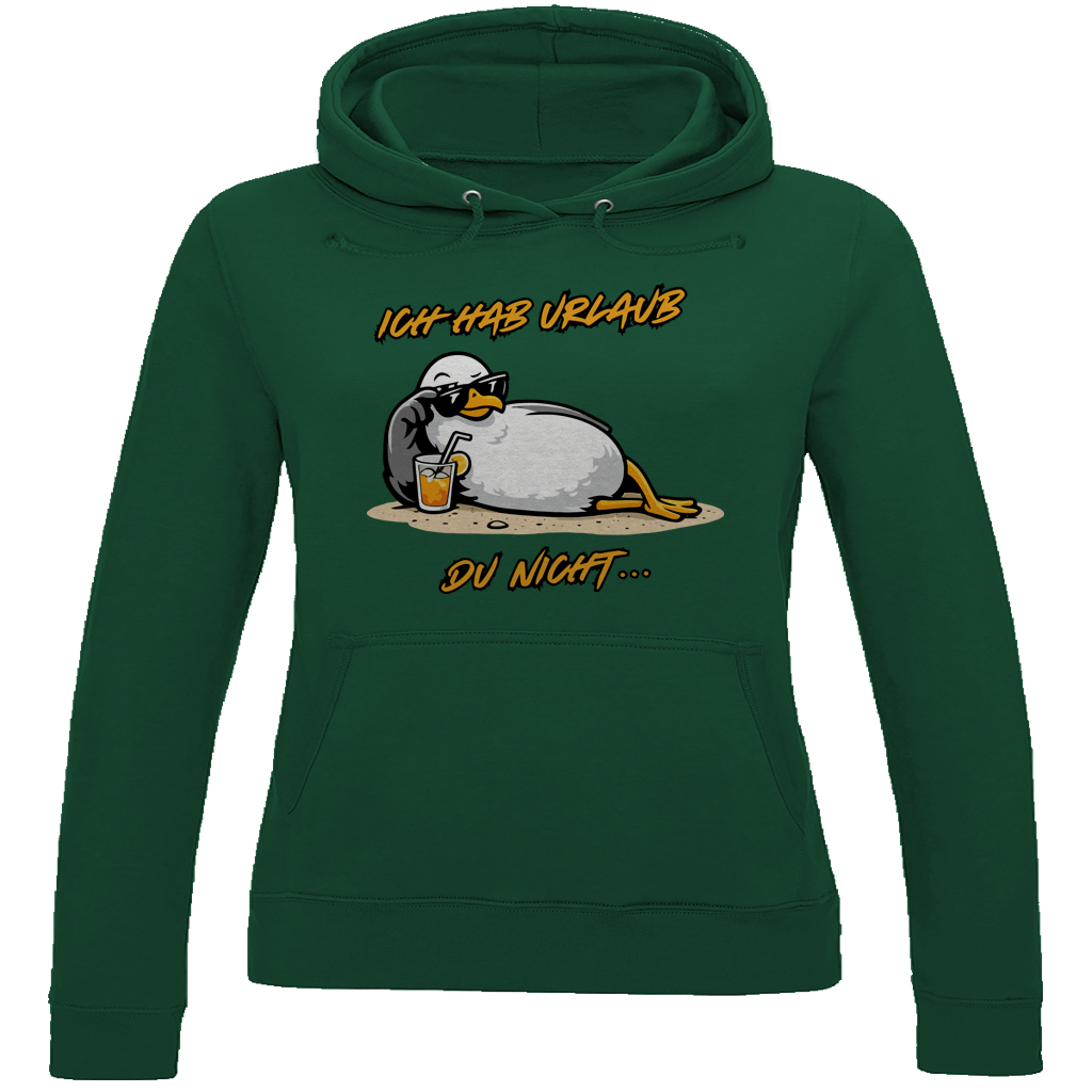 Damen Hoodie Ich hab Urlaub, du nicht...