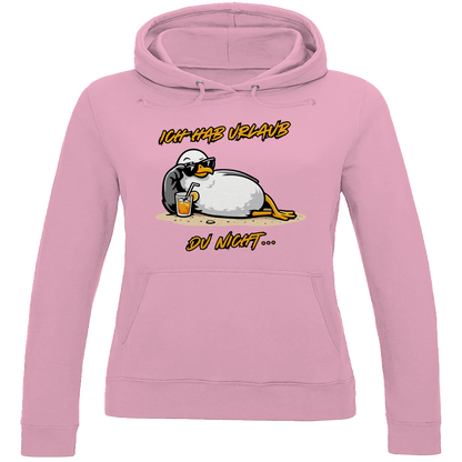 Damen Hoodie Ich hab Urlaub, du nicht...