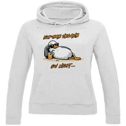 Damen Hoodie Ich hab Urlaub, du nicht...