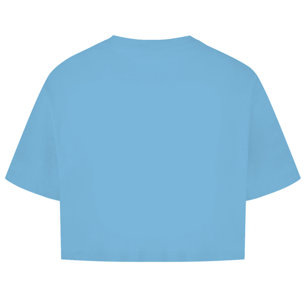 Damen Oversize Crop Top Ich hab Urlaub, du nicht...