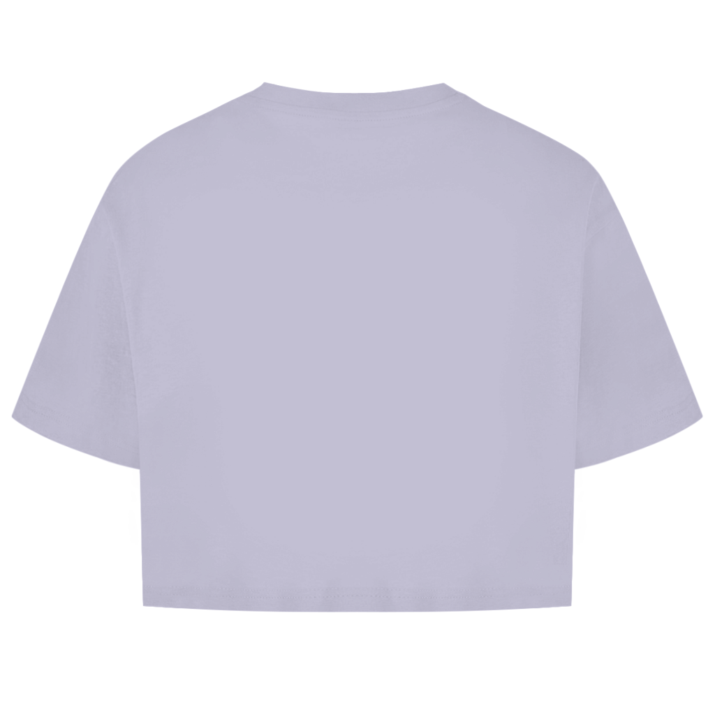 Damen Oversize Crop Top Ich hab Urlaub, du nicht...