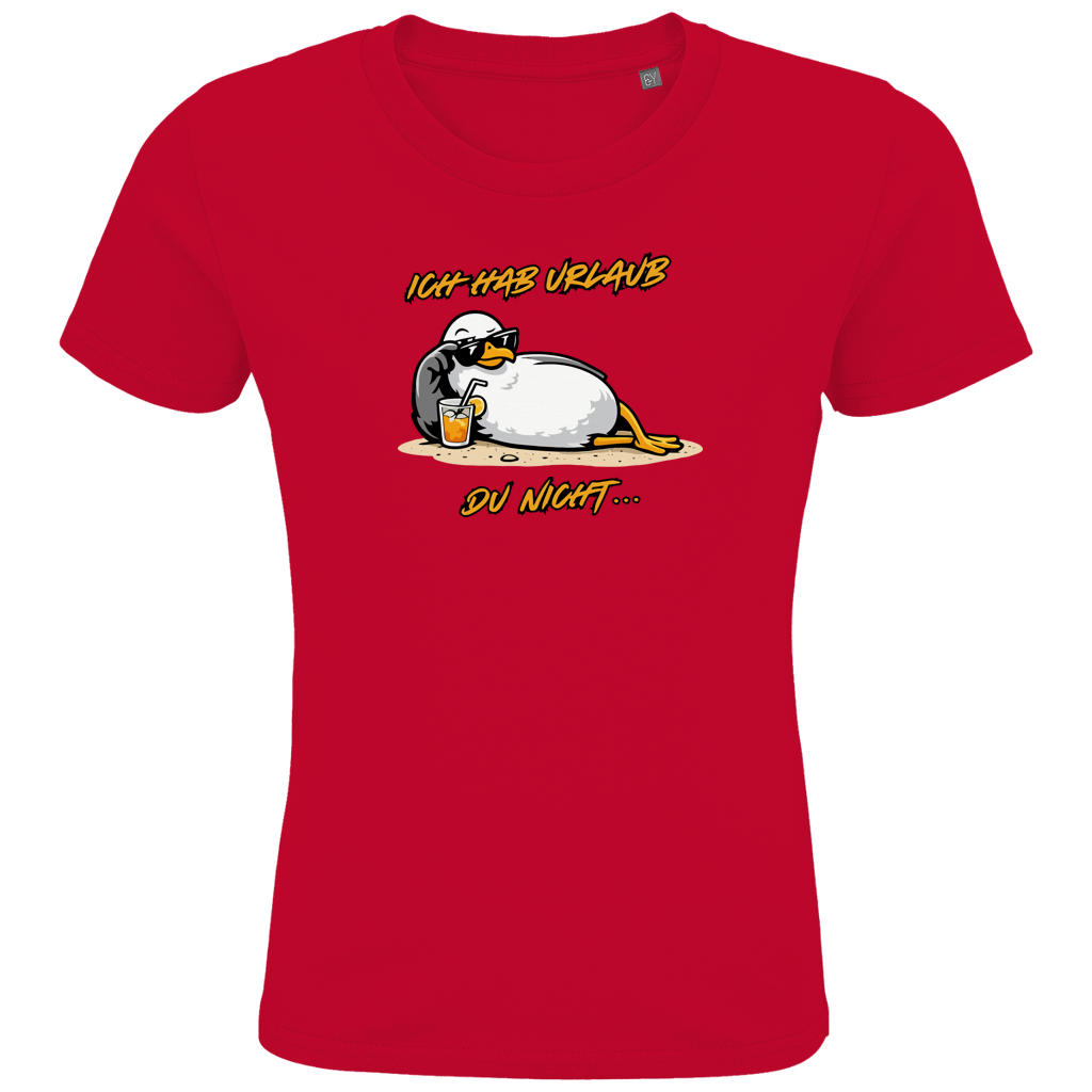 Kids Premium Bio T-Shirt Ich hab Urlaub, du nicht...