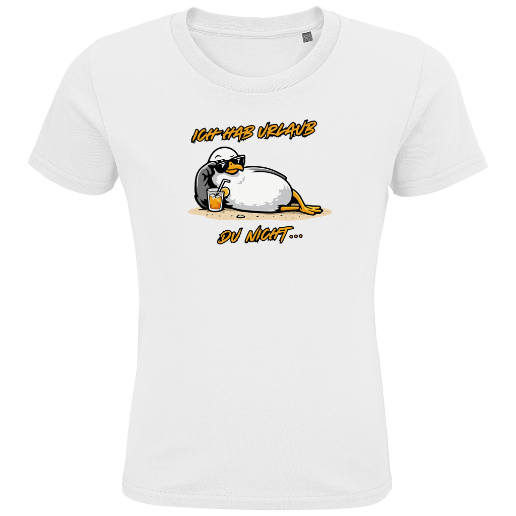 Kids Premium Bio T-Shirt Ich hab Urlaub, du nicht...