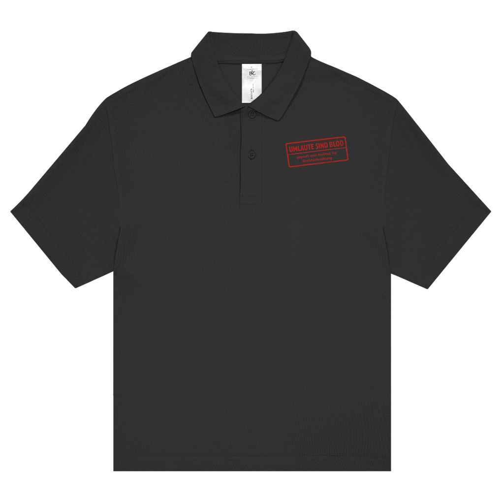 Unisex Poloshirt Umlaute sind blod