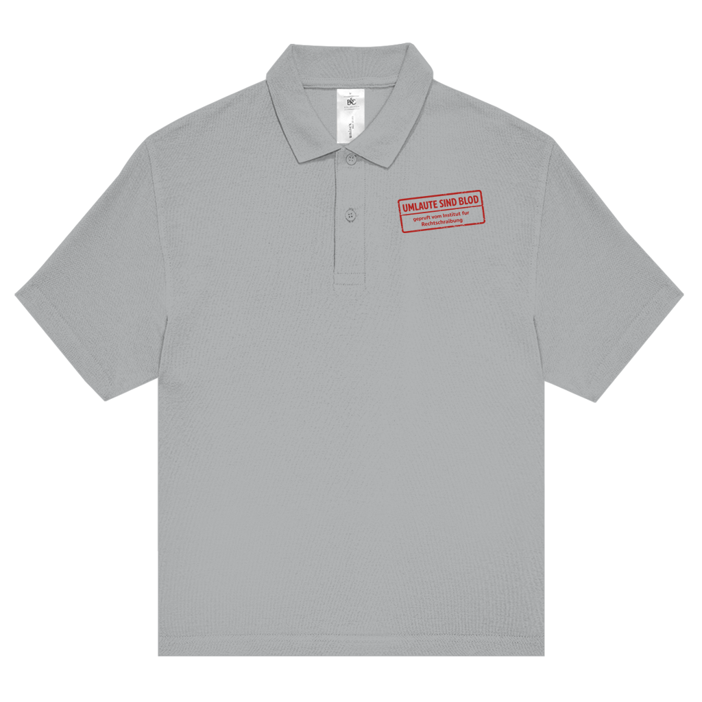 Unisex Poloshirt Umlaute sind blod
