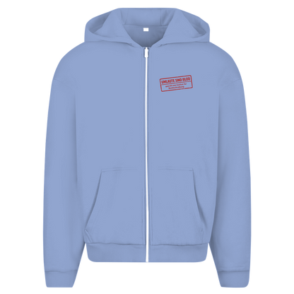 Herren Oversize Zipper Hoodie Umlaute sind blod