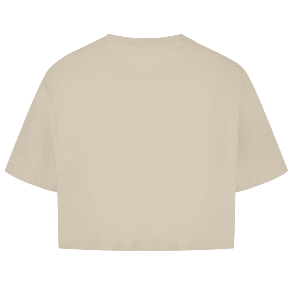 Damen Oversize Crop Top Umlaute sind blod