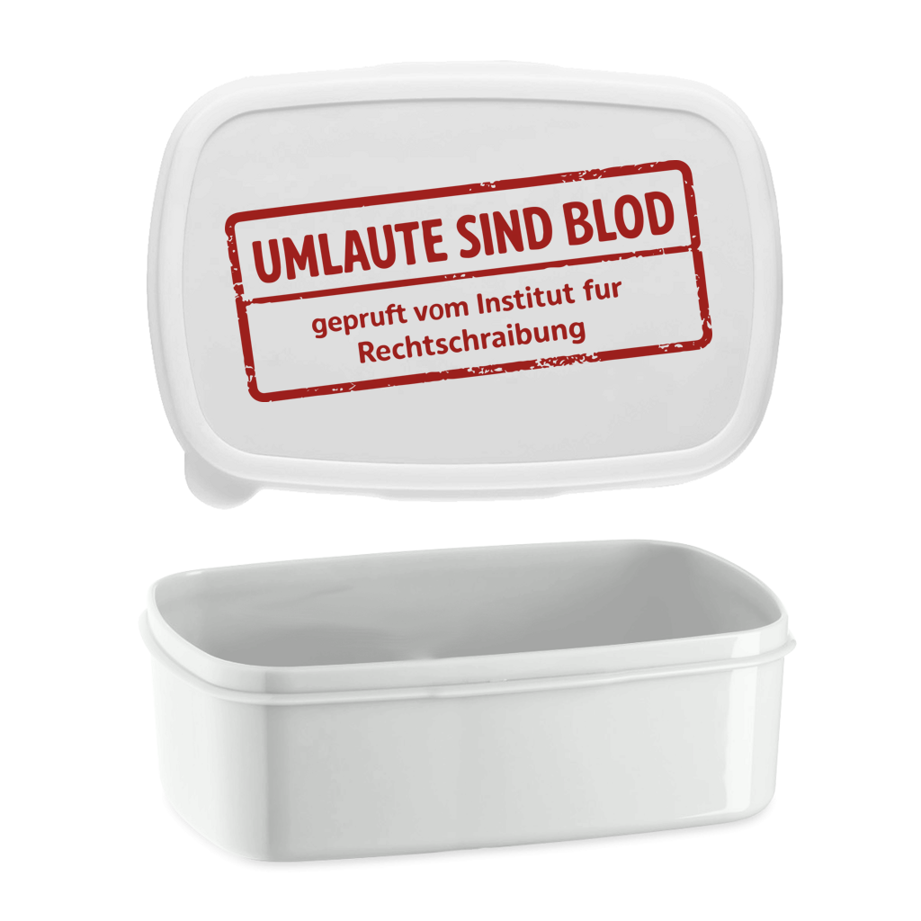 Lunchbox Umlaute sind blod
