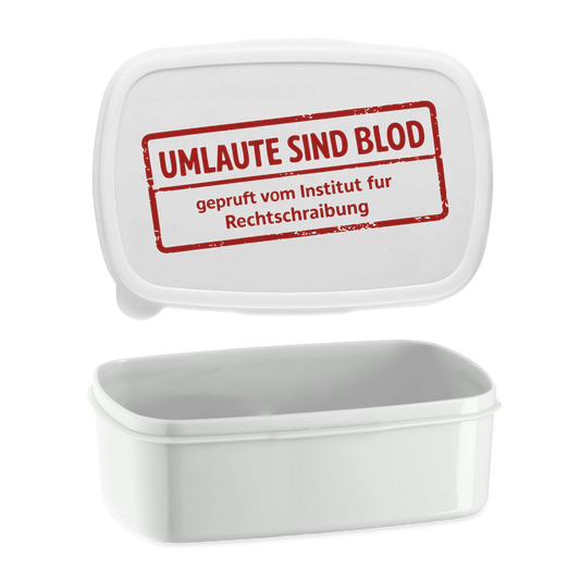 Lunchbox Umlaute sind blod