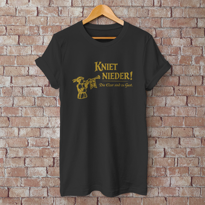 Herren T-Shirt Kniet Nieder