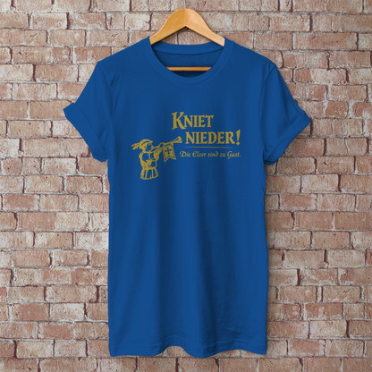Herren T-Shirt Kniet Nieder