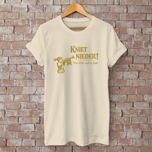 Herren T-Shirt Kniet Nieder