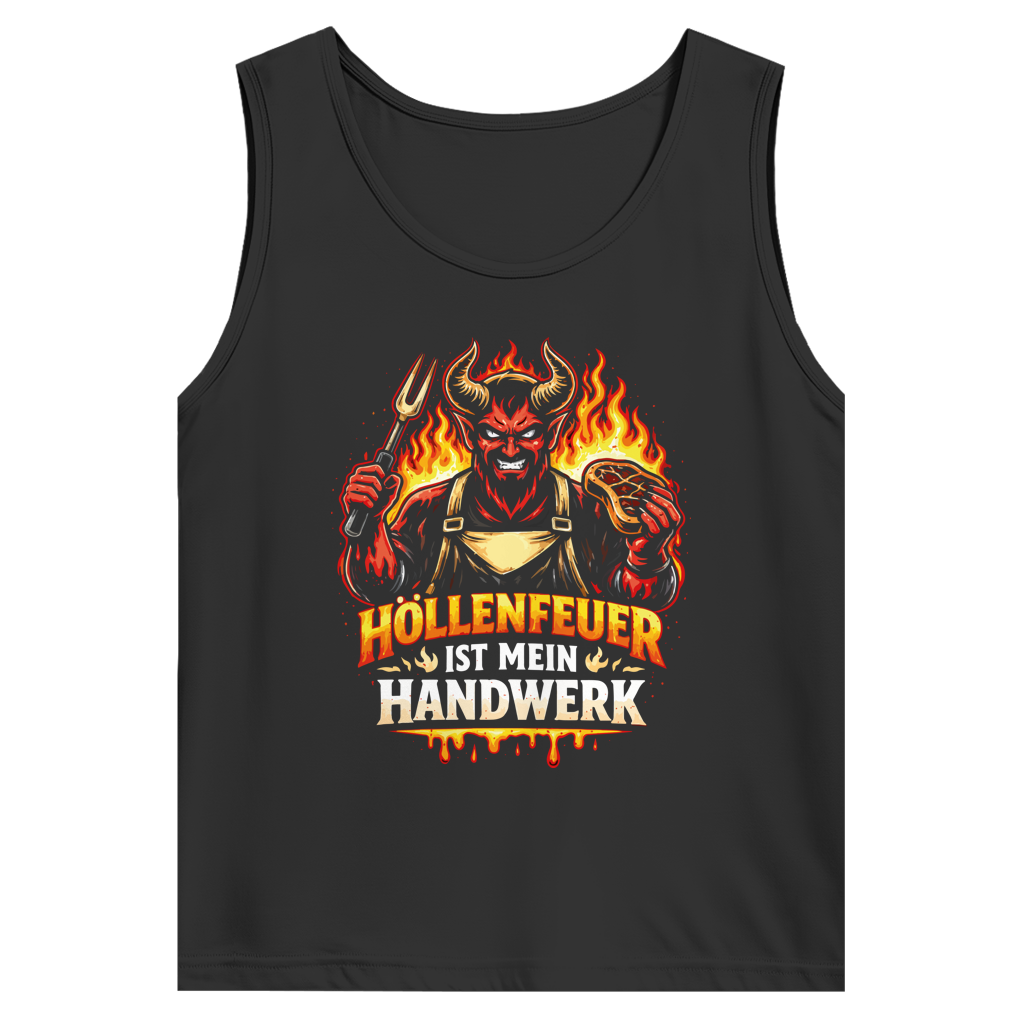 Herren Tank Top Höllenfeuer ist mein Handwerk
