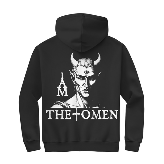 Herren Zipper Hoodie I Am The Omen
