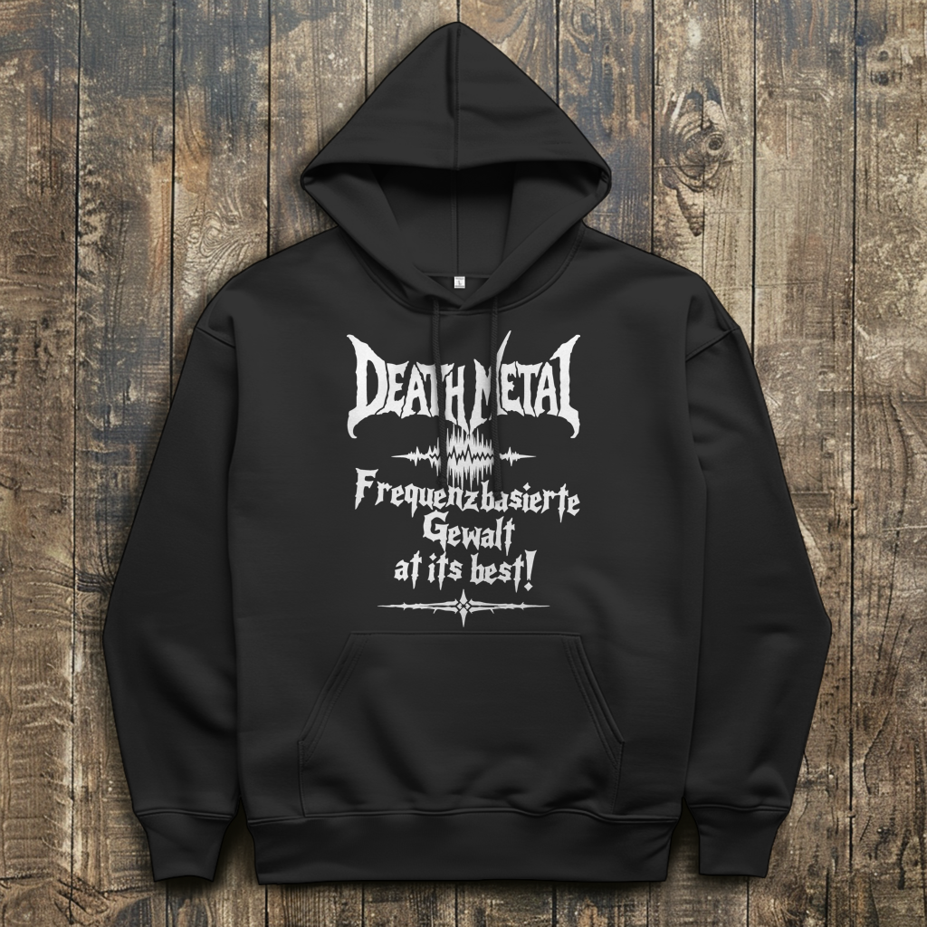 Herren Hoodie Frequenzbasierte Gewalt at its best!