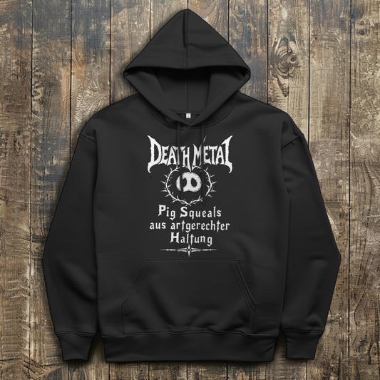 Herren Hoodie Death Metal - Pig Squeals aus artgerechter Haltung.