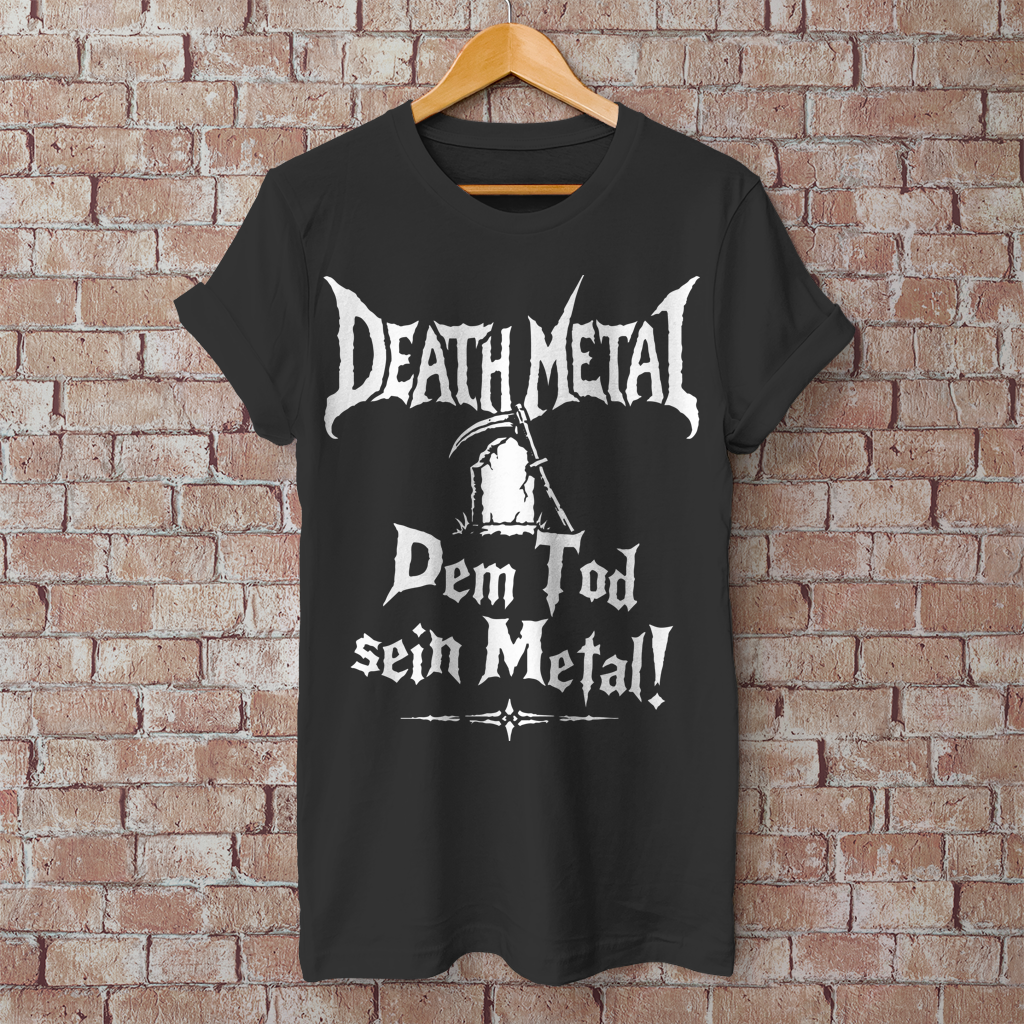Herren T-Shirt Death Metal – Dem Tod sein Metal