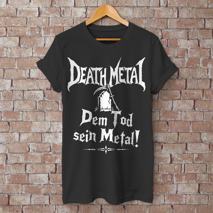 Herren T-Shirt Death Metal – Dem Tod sein Metal