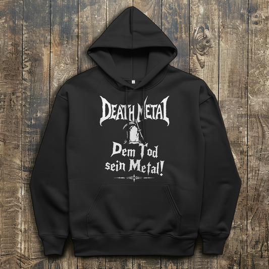 Herren Hoodie Death Metal – Dem Tod sein Metal