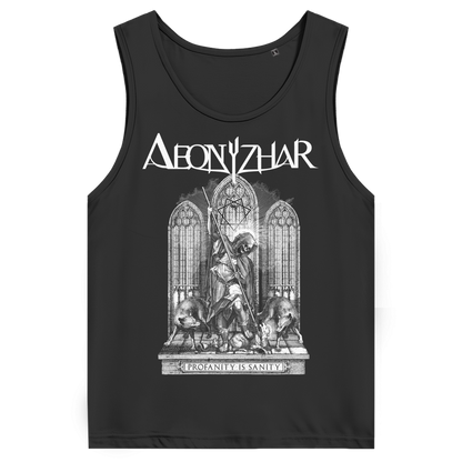 Herren Premium Tank Top Profanity Schrift