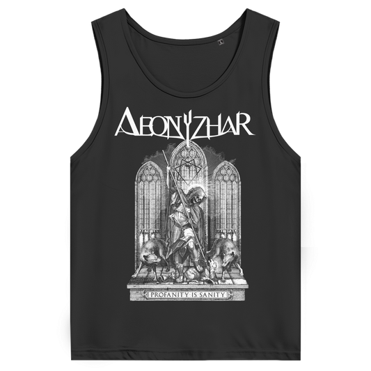 Herren Premium Tank Top Profanity Schrift