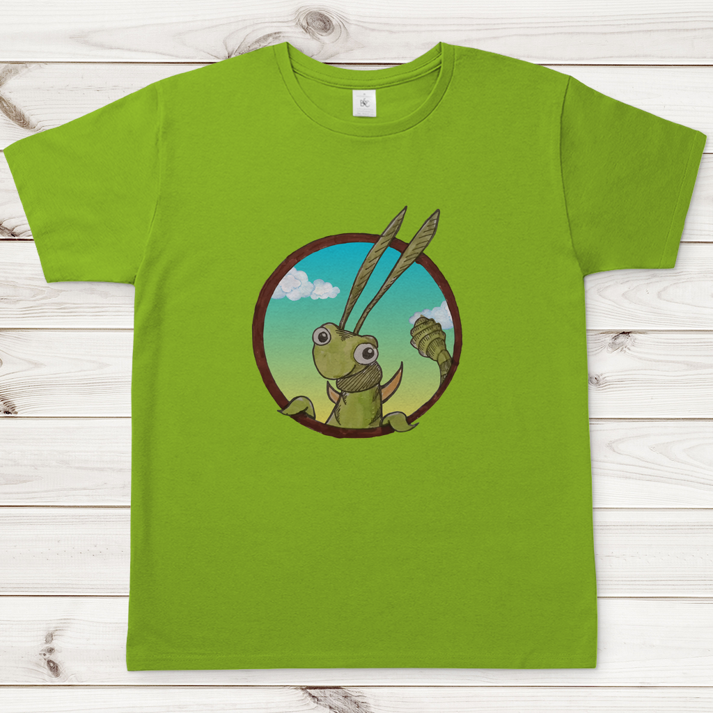 Herren T-Shirt Kabbelcrew Dornschrecke Kasimir