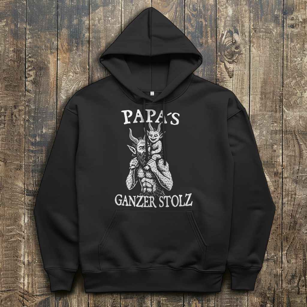 Herren Hoodie Papa’s ganzer Stolz – Dämonische Vaterfreuden
