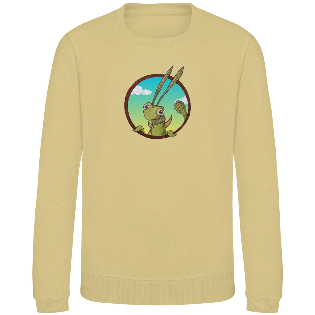 Kinder Sweatshirt Kabbelcrew Dornschrecke Kasimir