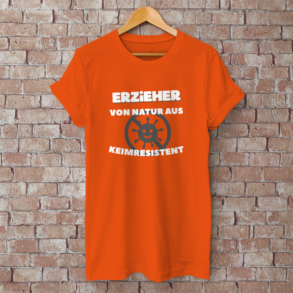 Herren T-Shirt Erzieher - Von Natur aus Keimresistent