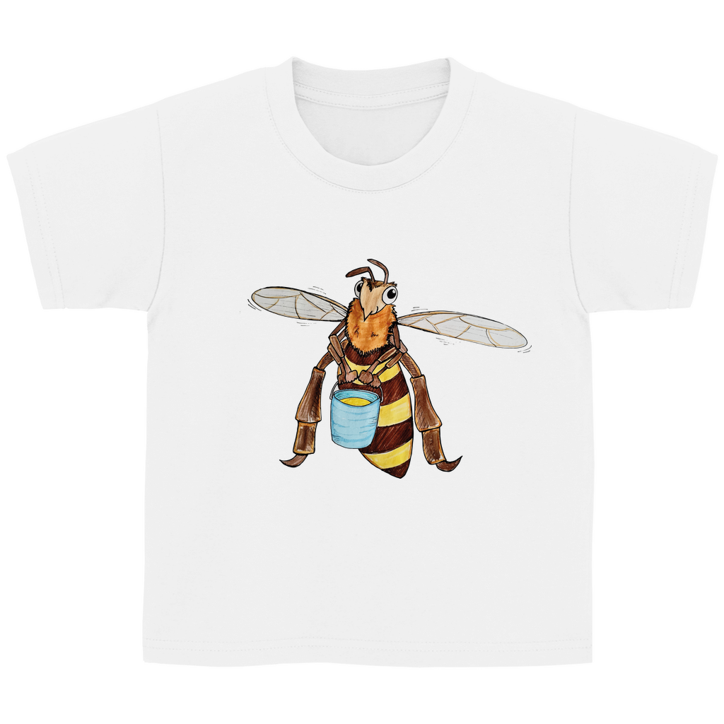 Kinder Basic T-Shirt Krabbelcrew Fleißige Biene