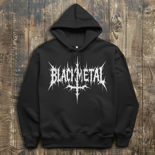 Herren Hoodie Black Metal Logo Okkultist