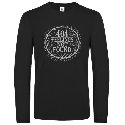 Unisex Langarmshirt 404 Feelings Not Found
