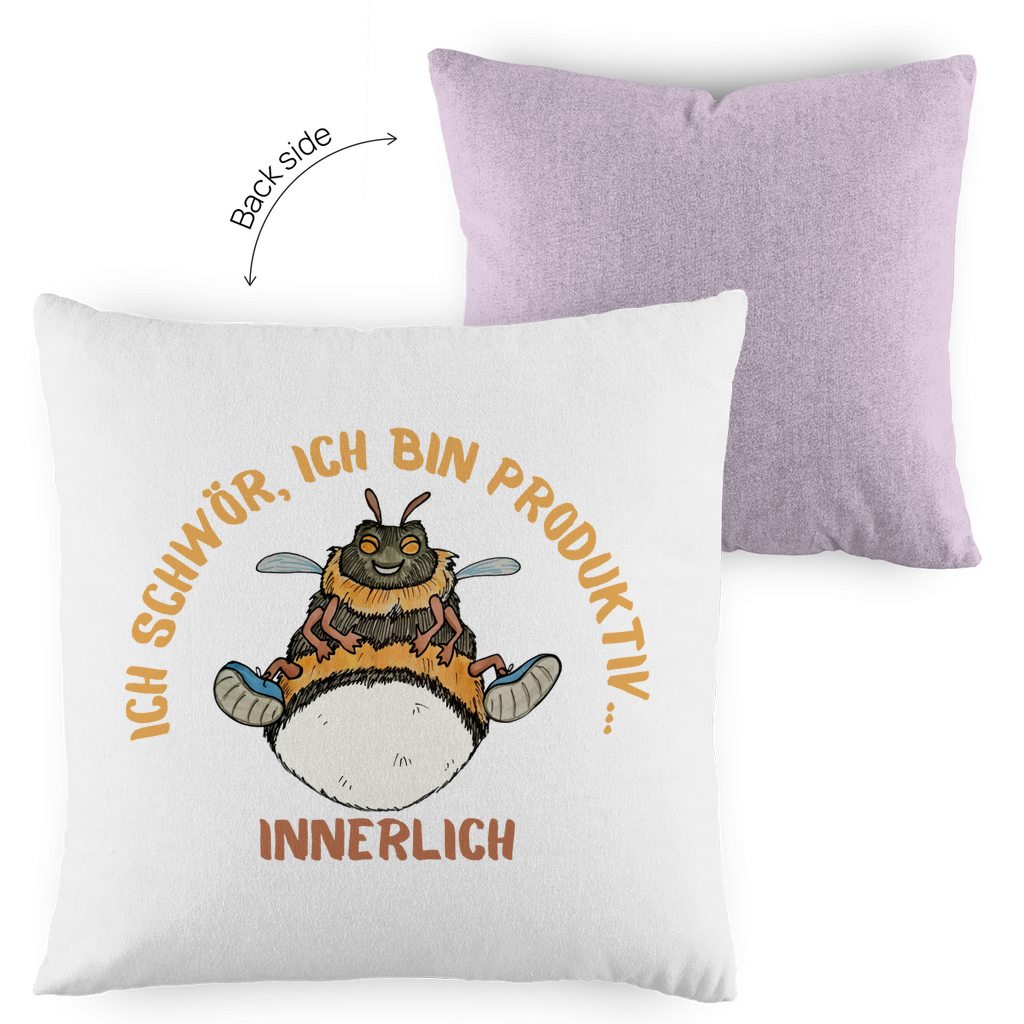 Kopfkissen zweifarbig Krabbelcrew Buddi die Hummel