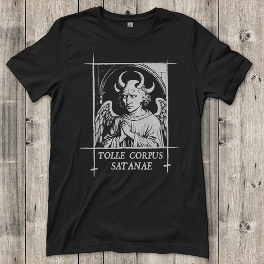 Damen T-Shirt Tolle Corpus Satanae