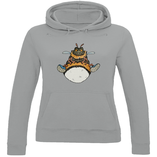 Damen Hoodie Krabbelcrew Buddi die Hummel