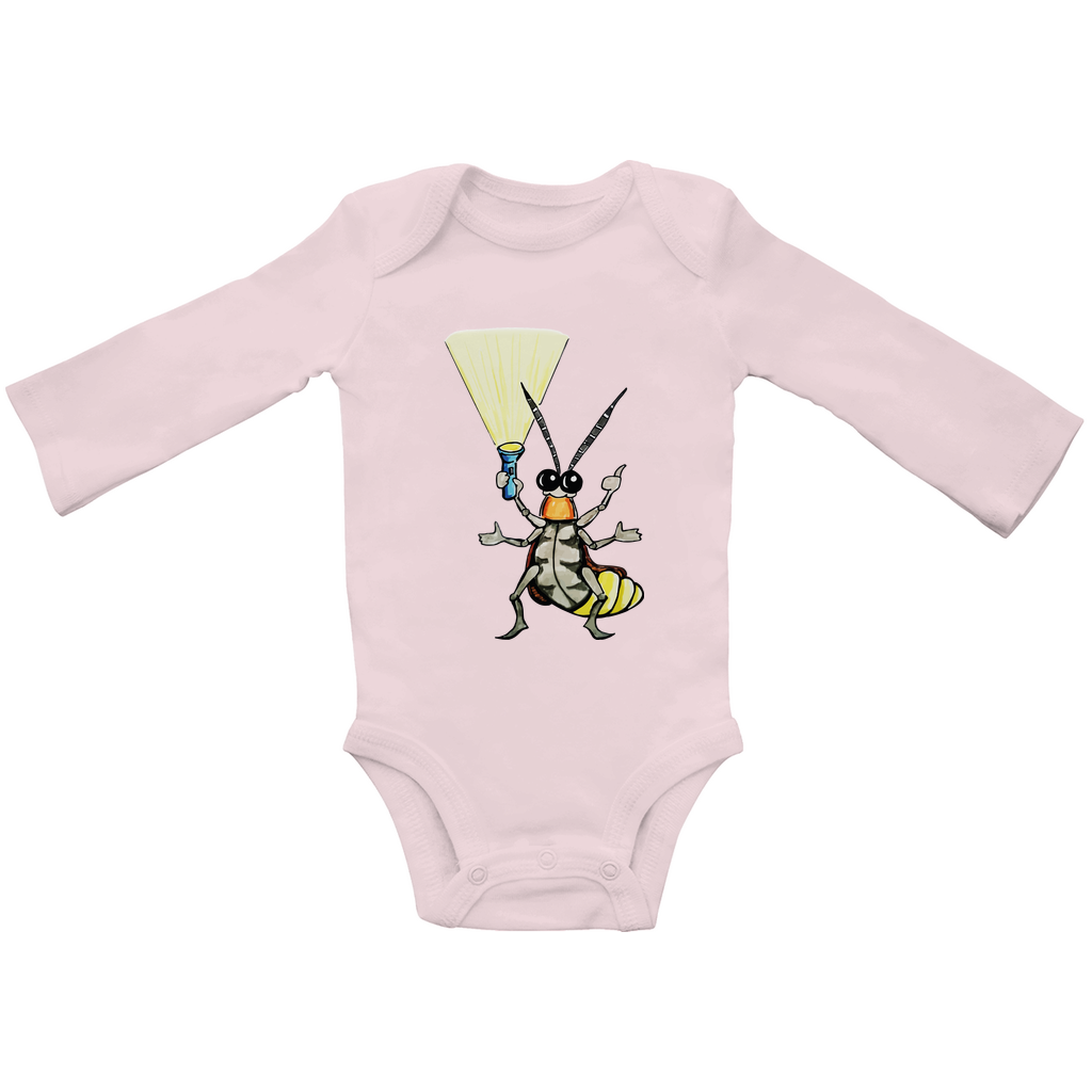 Baby Bio Bodysuite Langarm Krabbelcrew Gerti Glühwürmchen