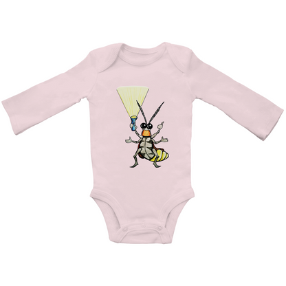 Baby Bio Bodysuite Langarm Krabbelcrew Gerti Glühwürmchen