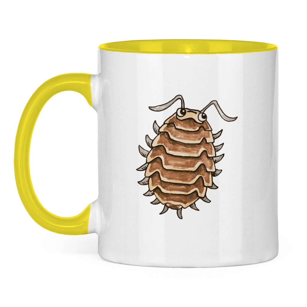 Tasse zweifarbig Krabbelcrew Kellerassel