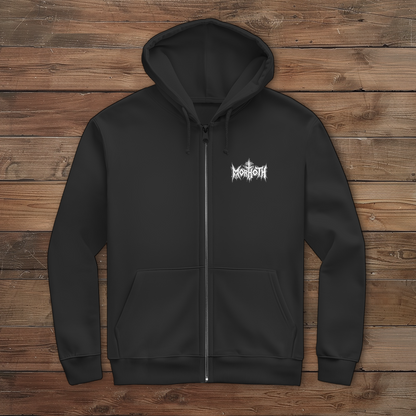 Herren Zipper Hoodie Namaste You Sinners