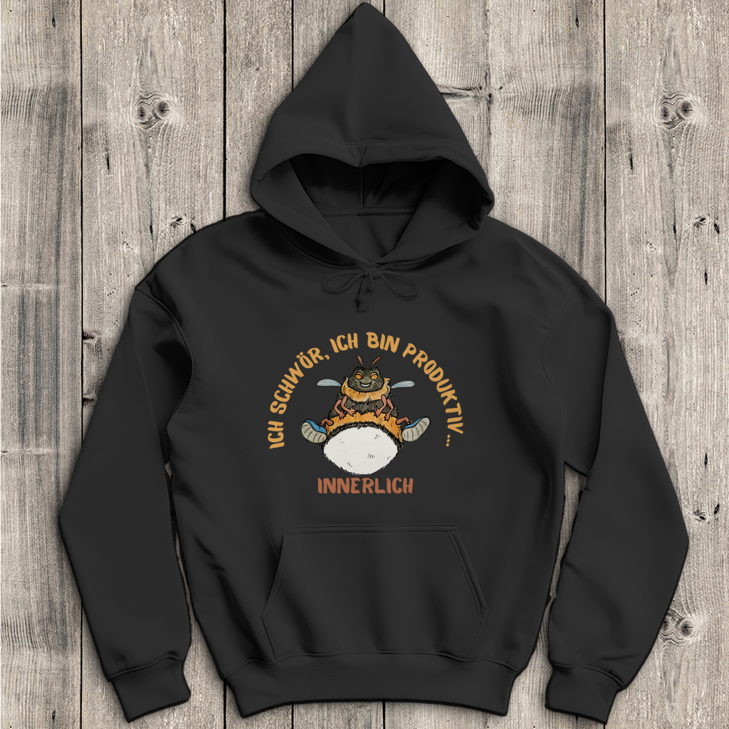 Herren Hoodie Krabbelcrew Buddi die Hummel