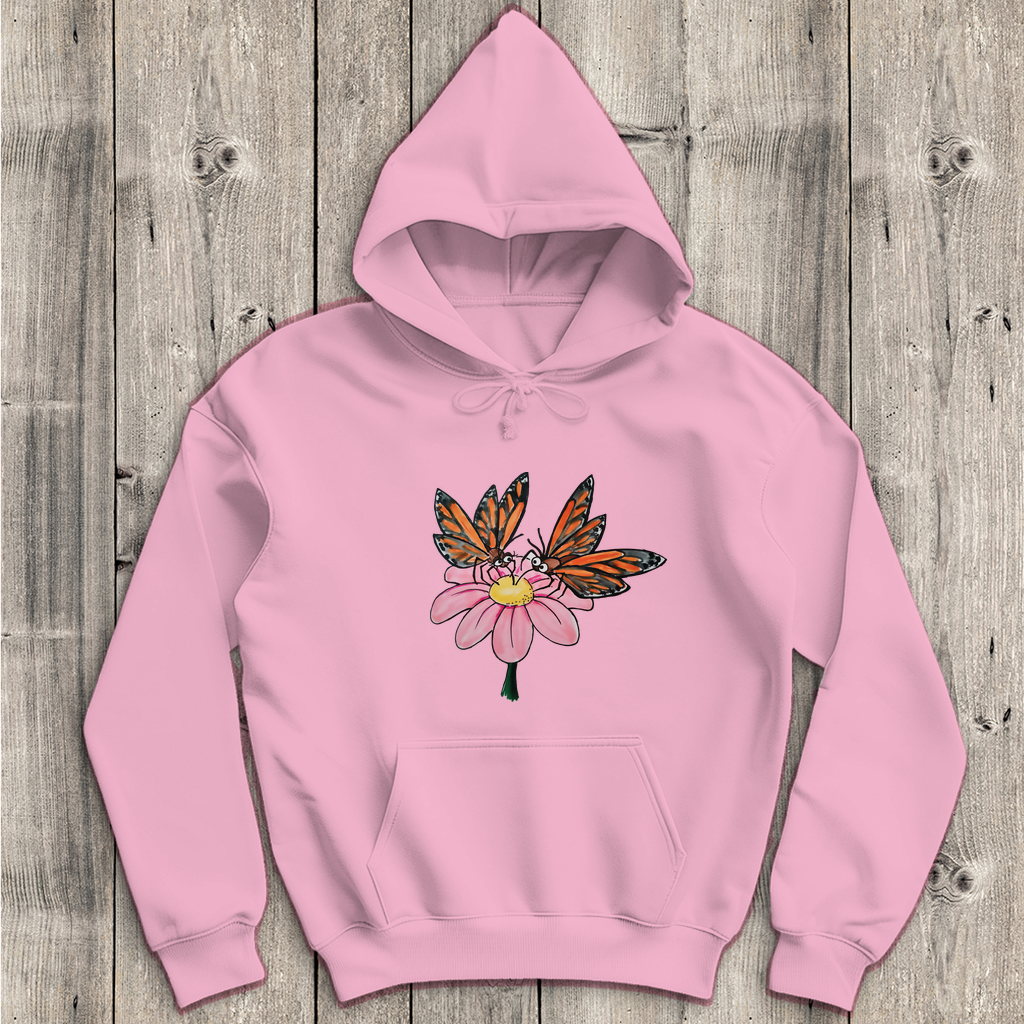 Herren Hoodie Krabbelcrew Schmetterlinge